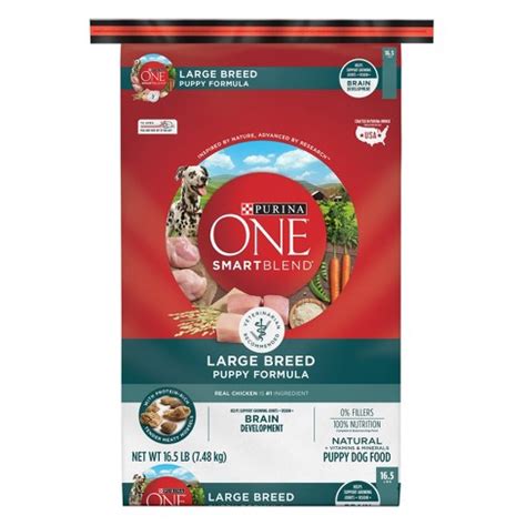 Thank you for making something for dogs with a sensitive. Purina ONE Natural Large Breed Dry Puppy Food, SmartBlend ...