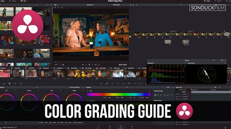 Davinci Resolve 12 Color Grading Guide For Pro Correction Sonduckfilm