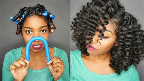 Flex Rods Smooth Curls On Transitioning Natural Hair