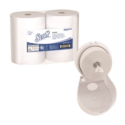 Scott Control Toilet Tissue 2ply 314m White Pack Of 6 Foc Control