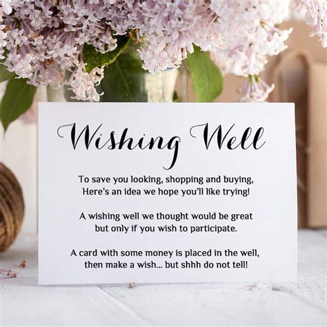 2023 Wedding Wishing Well Poems Ideas For Your Big Day