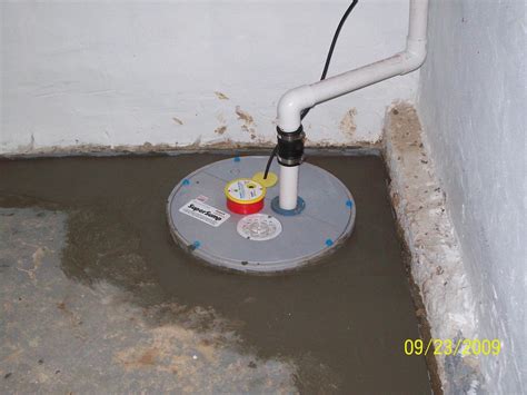 Sump Pump Hole In Basement Install A Drain Or Sump Pump In Homes With