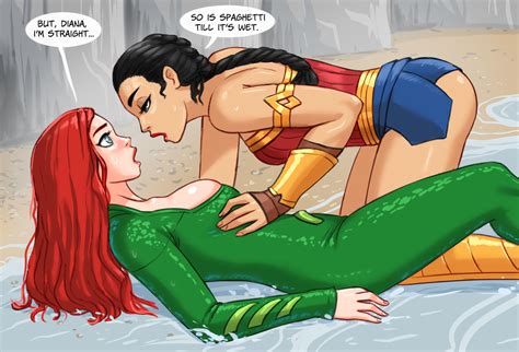 Rule 34 2girls All Fours Aquaman Series Beach Between Legs Big