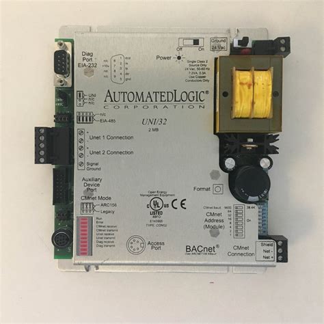 Automated Logic Uni32 Value Controls