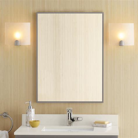 23 Taylor Contemporary Solid Wood Framed Bathroom Mirror Superior Tile