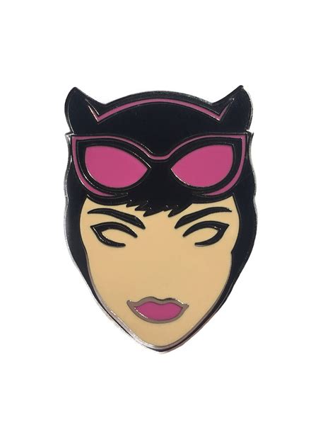 Catwoman Pin Catwoman Enamel Pin Dc Comics Pin Enamel Etsy