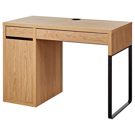 Micke Oak Effect Desk 105x50 Cm Ikea