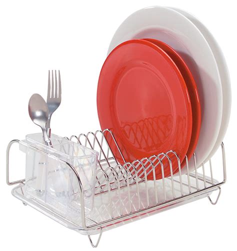 Better Houseware Compact Dish Drainer Set Stainless
