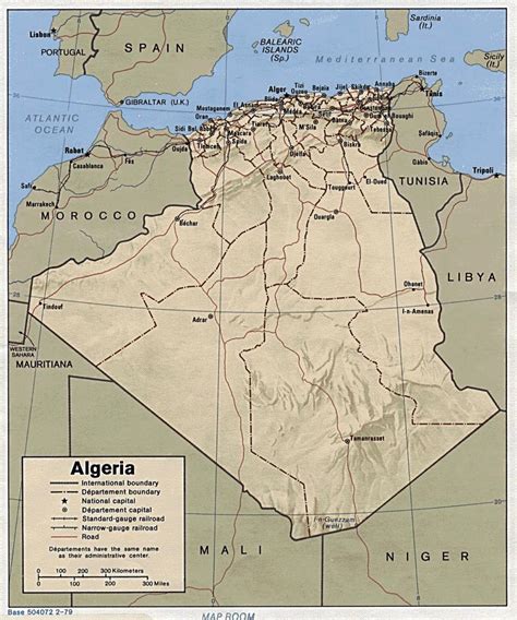 Algeria Maps Printable Maps Of Algeria For Download