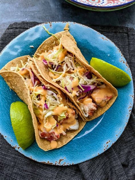 Easy Lobster Tacos Recipe By Blackberry Babe