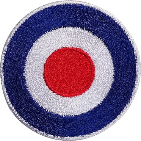 Royal Air Force Embroidered Ironsew On Patch Raf Mod Target Navy Army