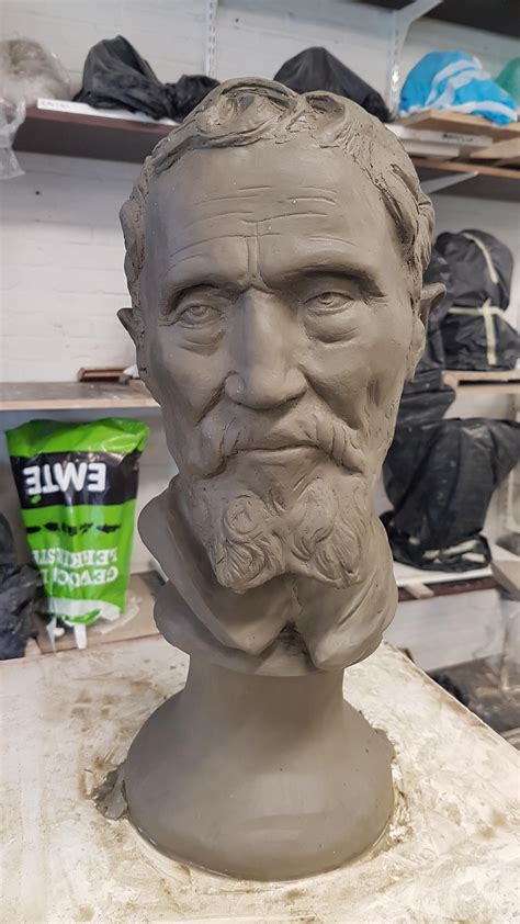 First Completed Bust Currently In The Casting Process Rsculpture