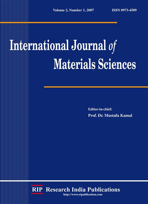 To be honest, the answer is no. IJoMS, International Journal of Materials Science ...