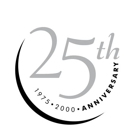 25th Anniversary Logo Png Transparent Brands Logos