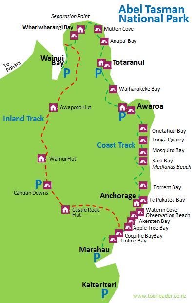 Abel Tasman National Park Tips Tourleader New Zealand