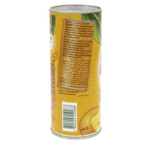 Delmonte Pineapple Orange Juice 240ml Online At Best Price Canned