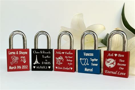 Engraved Padlocks | Love Locks from Engraved Padlocks are a unique and creative engraved gift, a 