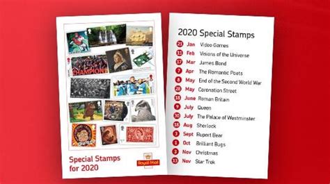 Royal Mail Reveal 2020 Stamp Schedule All About Stamps