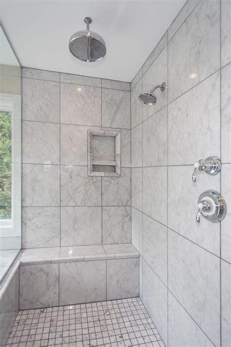 Shower Tile Ceiling Design Ideas 21 Barrier Free Curbless Shower