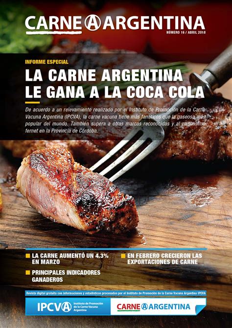 ipcva la carne argentina le gana a la coca cola informe especial de la revista carne