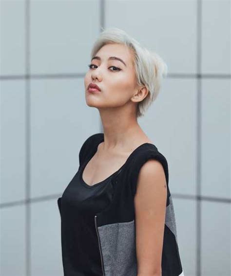 Long gray hair pixie cut. Most Lovely Asian Pixie Cut Pics | Short Hairstyles 2018 ...