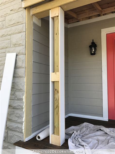 Front porch renovation ideas from post to post. How To Wrap Front Porch Posts (Turn Skimpy Front Porch ...
