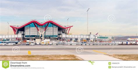 Barajas International Airport Madrid Editorial Stock Photo Image Of