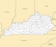 Printable Kentucky Map With Cities