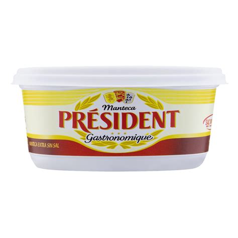 Manteiga Extra Sem Sal President Gastronomique Pote 200g Clube Extra