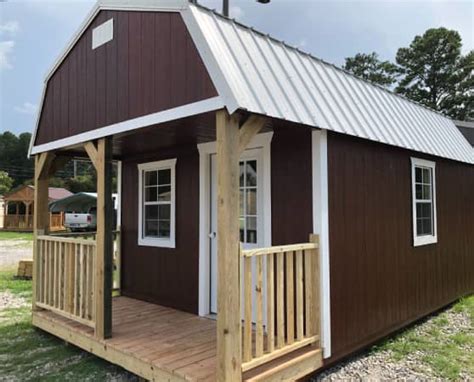 Premier Lofted Barn Cabin Shed Plans Georgia Pre Built Cabins