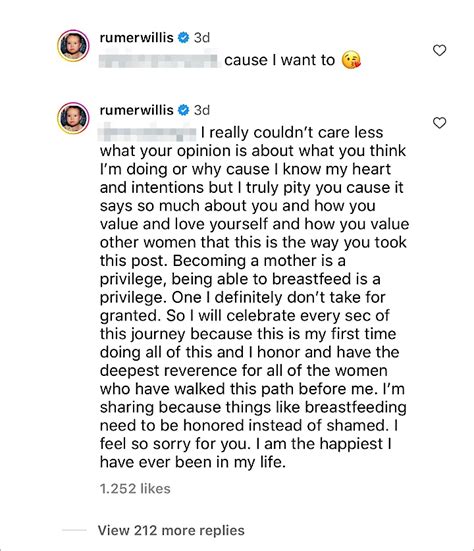 rumer willis defends sharing breastfeeding photo despite backlash