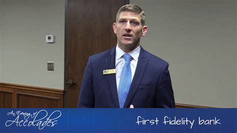 Family owned full service community bank established in 1920. First Fidelity Bank Outstanding New Member nominee - YouTube