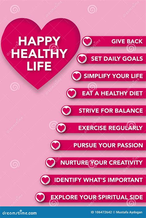 Happy Healthy Life Cart Stock Vector Illustration Of Goals 106472642