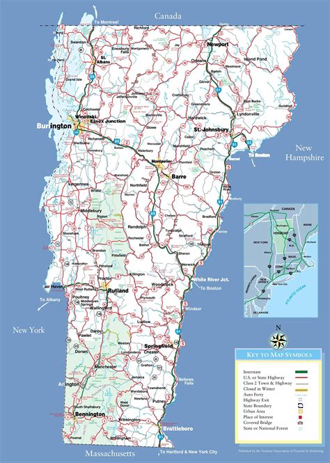 Vermont Travel Maps