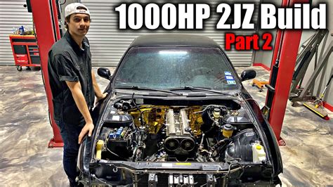 1000hp 2jz 240sx Build Part 2 2jz Install Youtube