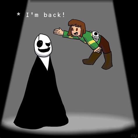 Chara Is Bffs W Gaster By Some Guy From Tumblr On Deviantart