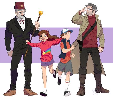 Stan And Ford Dipper And Mabel Pines Gravity Falls Gravity Falls