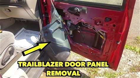Chevy Trailblazer Door Panel Removal 02 09 Fast And Easy Youtube