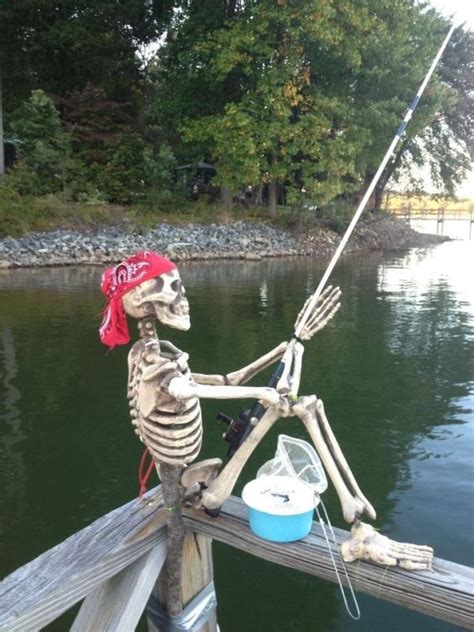 Skeleton Fishing Meme Generator