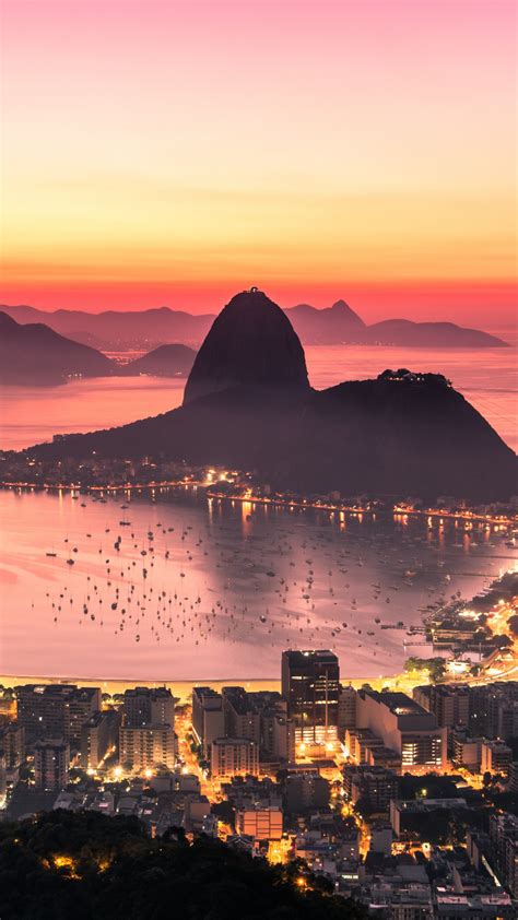 1080x1920 Rio De Janeiro Sunrise 4k Iphone 76s6 Plus Pixel Xl One