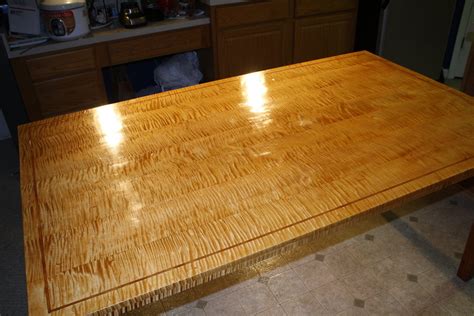 Our dining tables come in two formats: Maple Plywood Dining Table Top - Live Edge Inlaid Ambrosia ...