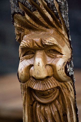 Wooden Face Wood Carving Faces Wood Spirit Tree Carving