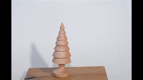 Making A Small Wooden Xmas Tree Woodturning Woodworking Xmas Youtube