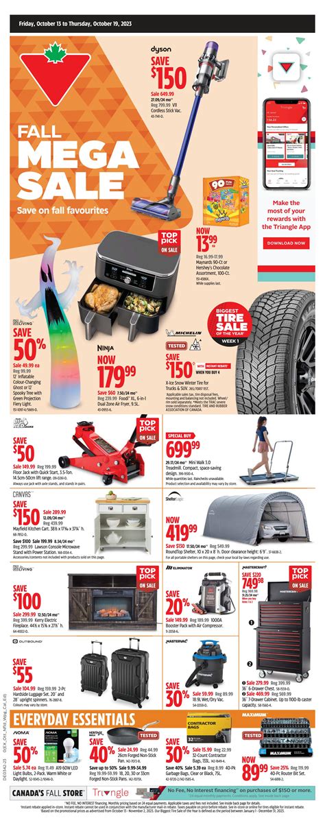 Canadian Tire West Flyer October To