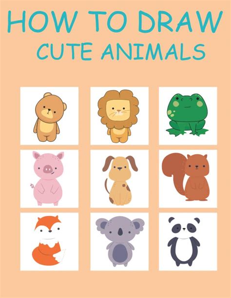 Buy How To Draw Cute Animals The Drawing Book For Kids 365 Daily