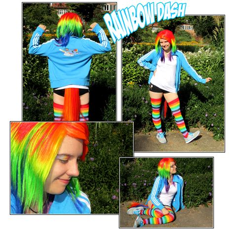 707641 Safe Artist Contugeo Rainbow Dash Human Clothes Cosplay Irl Irl Human Photo
