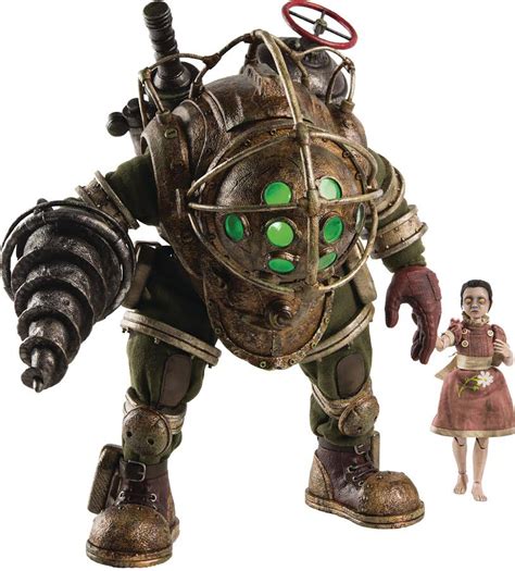 Bioshock Action Figure Big Daddy And Little Sister 2 Pack