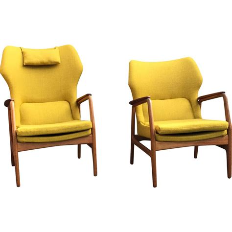 Set Of 3 Vintage Karen Easy Chair By Aksel Bender Madsen For Bovenkamp