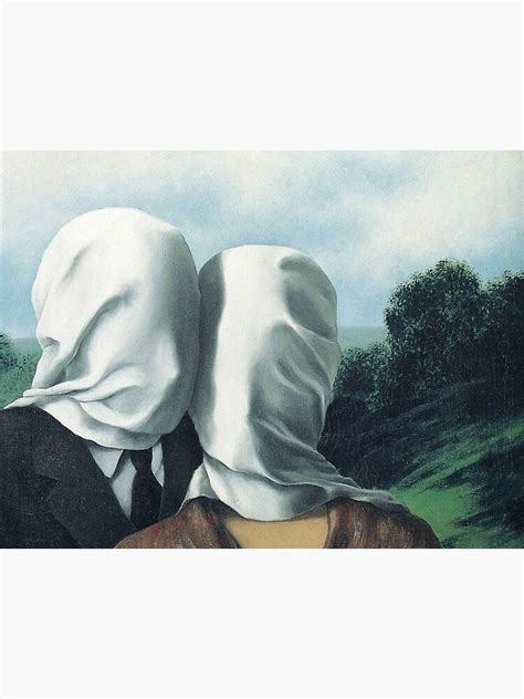 René Magritte Les Amants Famous Art Canvas Trendy Canvas Poster