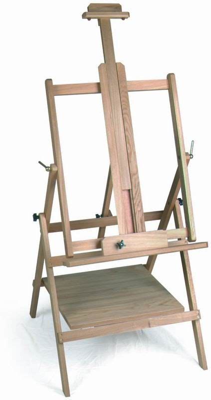 Pine Wide Folding Art Easel Stand Horizontally Oil Painting Easels